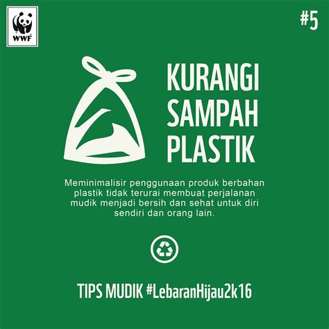 Contoh gambar poster kendalikan sampah plastik. WWF-Indonesia Twitterren: "Bawa tumbler & tas kain saat ...