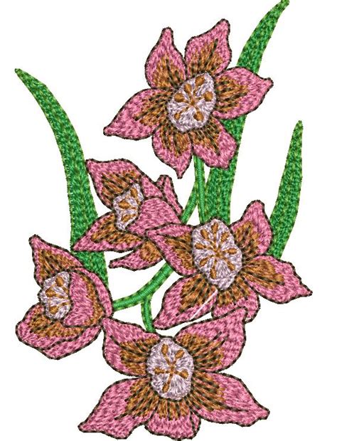 Flowers Free Machine Embroidery Designs 22