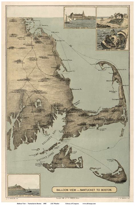 Old Maps Of The Cape Cod Area