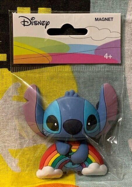 Disney Lilo And Stitch Stitch W Rainbow Magnet 3850120831