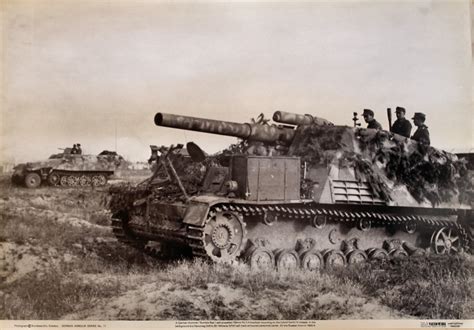 A German Hummel Self Propelled 150mm Pzfh Howitzer Vintage Concert