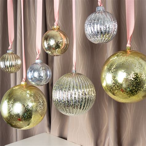 KI Store Large Christmas Ball Ornaments Gold Oversize Decorative ...
