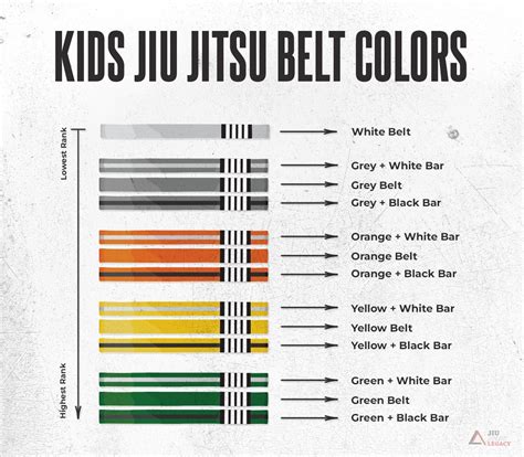 A Foolproof Guide To The Kids Jiu Jitsu Belts Ranking System