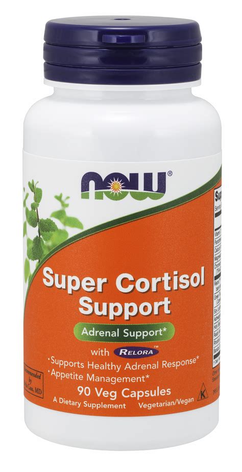 Now Supplements Super Cortisol Support Combines Vitamin C
