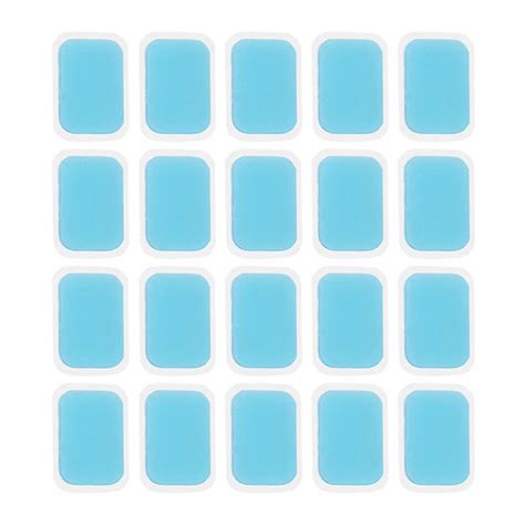 zttd abs stimulator gel pads 20 pcs replacement gel sheets for muscle