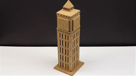 Diy How To Make Big Ben From Cardboard At Home YouTube