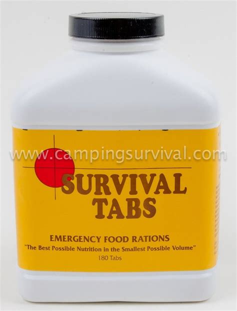 Survival Food Tablets Tabs Available In 4 Flavors Survival Food