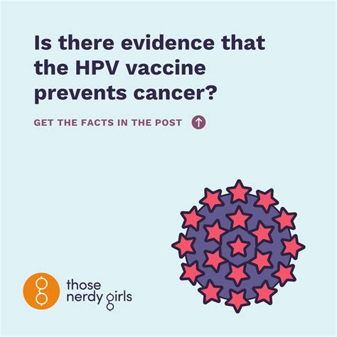 is there evidence that the hpv vaccine prevents cancer — those nerdy girls