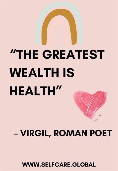 The Greatest Wealth Is Health Quote Health Quotes Wealth Quotes How