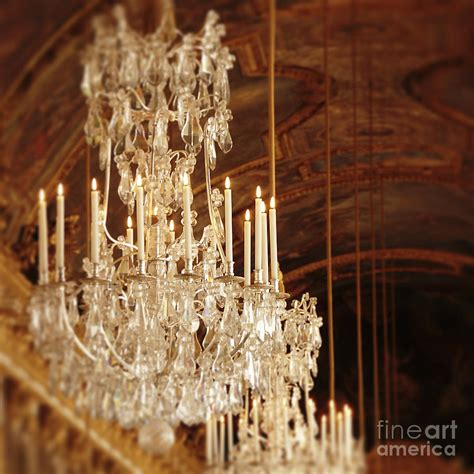 Chandeliers At Hall Of Mirrors Versailles Photograph By Ivy Ho Fine