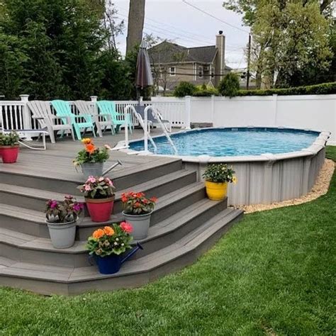 Amazing Cheap Pool Deck Ideas You Wanna Check Out Before Building Yours Part Backyard