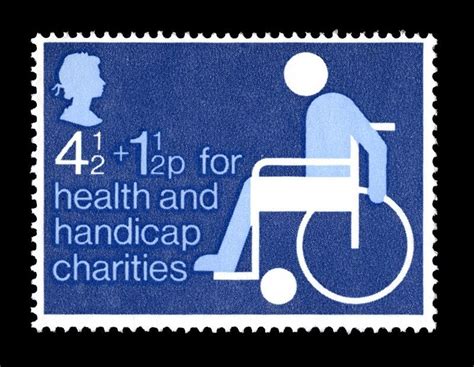1975 4 12p Charity Stamp Stamp Book Stamp Charity
