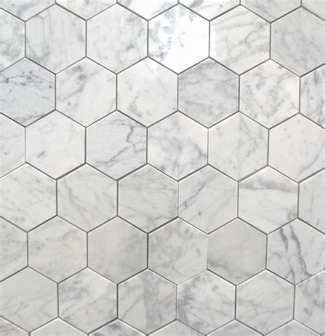 I have been in the business for a little over 13 years. Bianco Carrara 3" Polished Hexagon MarbleTiles ...