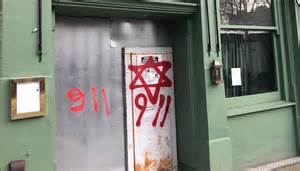 Anti-Semitic graffiti found daubed throughout North London neighborhoods | The Times of Israel