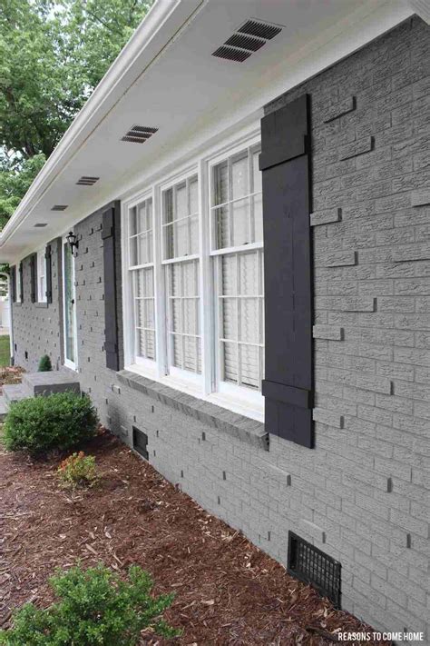 Bobayule On Budget Ideas Brick Exterior House Painted