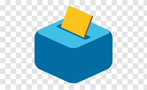 Ballot Box Blob Emoji Election Emojipedia Transparent Png