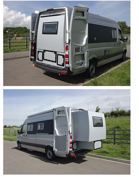 Sprinter Van Conversions Class B With Slide Out Rear Section Camper