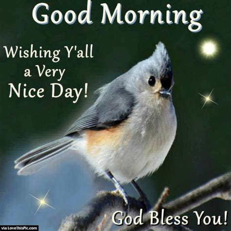Good Morning Wishing Yall A Very Nice Day Pictures, Photos, and Images