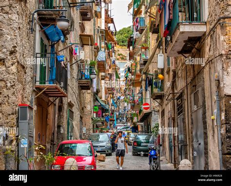 Street Scene In Quartieri Spagnoli Naples Italy Stock Photo Alamy
