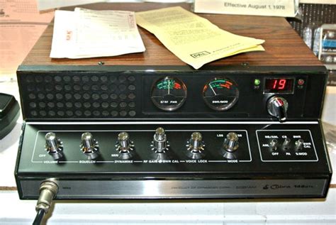 Cobra 142 Gtl 40 Channel Cb Radio Dynascan Nos 1977 Ssbam