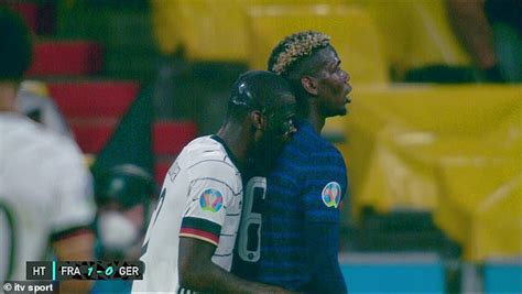 Pogba appeared to scream out in pain with rudiger marking him closely. Euro 2020: Antonio Rudiger Caught On Camera Attempting To ...