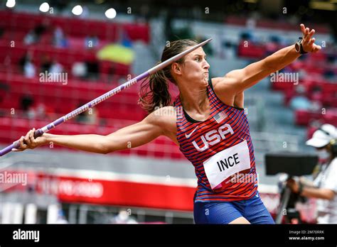 Ariana Ince Usa Competing In The Womens Javelin Throw At The 2020