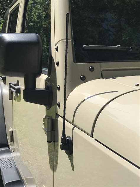 Best Jeep Antenna For Reception Ham Radio Antenna Tj Did Today Mounted