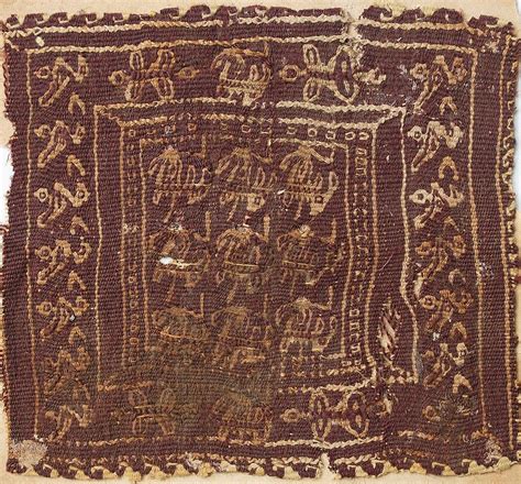 Ancient Egyptian Coptic Textile Fragment C 5th Century Oct 18 2020 Palmyra Heritage Gallery