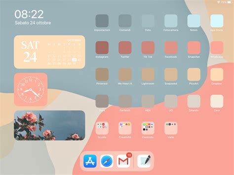 Pastel Homescreen For Ipad Iphone Wallpaper App Ipad Ios Ipad Pro