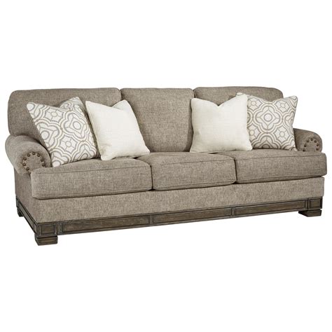 Signature Design By Ashley Einsgrove Traditional Sofa With Nailhead