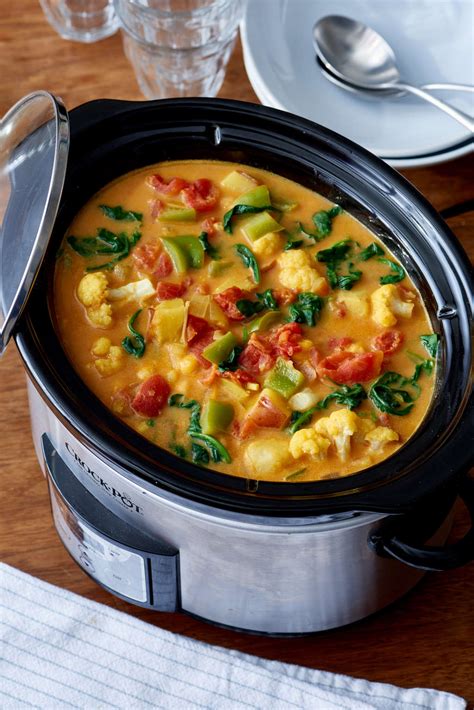Slow Cooker Curried Vegetable And Chickpea Stew ⋆ Clever Chef Recipes
