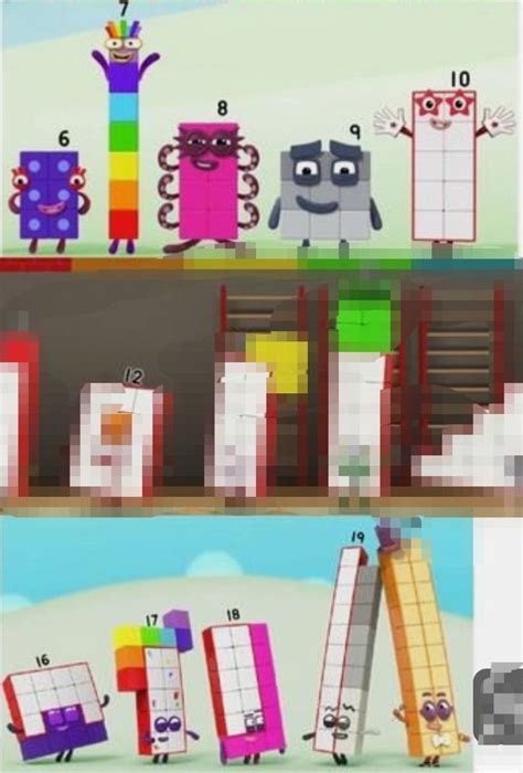 Pin By Auni Safia On Numberblocks 10 Things