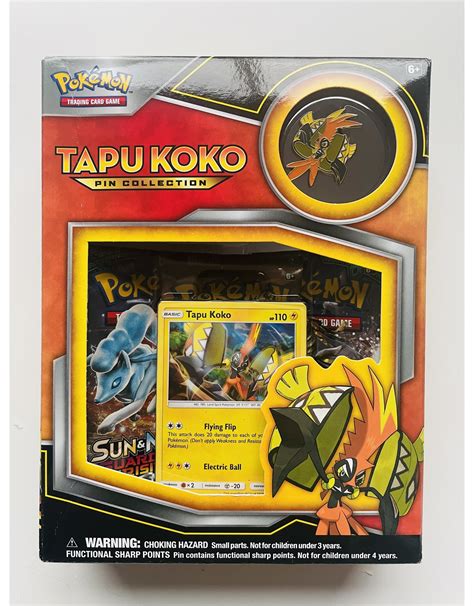 Tapu Koko Pin Collection Legendarycardseu