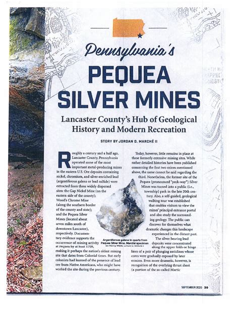2020 09 Prennsylvanias Pequea Silver Mines Lancaster Countys Hub Of
