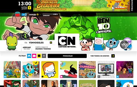 Cartoon Network Fan Cartoon Network Brasil Reformula O Site Brasileiro