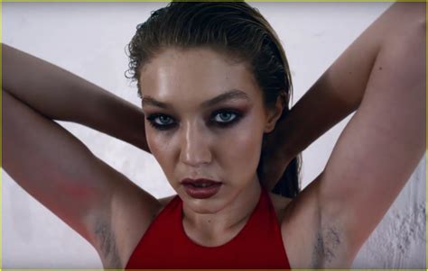 Gigi Hadid Rocks Armpit Hair For Loves Boxing Themed Video Photo