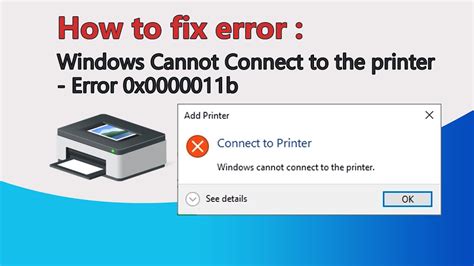 Fix Error Windows Cannot Connect To The Printer Fix Error X B YouTube
