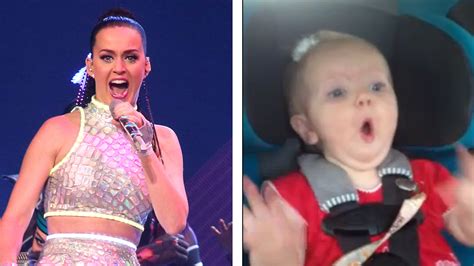 Katy Perrys Dark Horse Stops Cute Baby From Crying Abc7 Los Angeles
