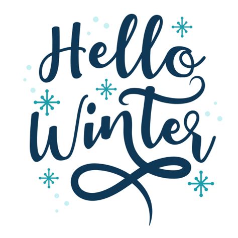 Hello Winter Png Png Image Collection
