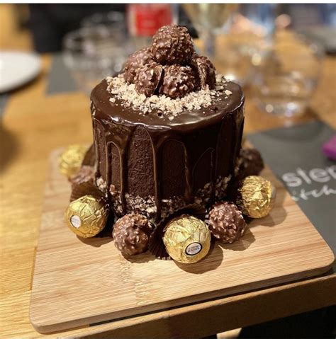 Ferrero Rocher chocolate cake | Chocolate cake, Rocher chocolate, Desserts