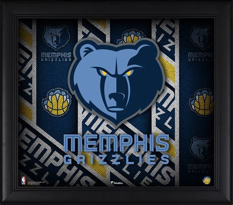 Memphis Grizzlies Framed 15 X 17 Team Threads Collage Ebay