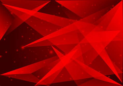 Red Color Polygon Abstract Background Modern Design Vector