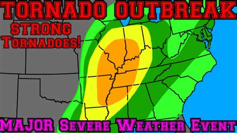 Extremely Dangerous Nocturnal Tornado Outbreak Tonight Read Pinned