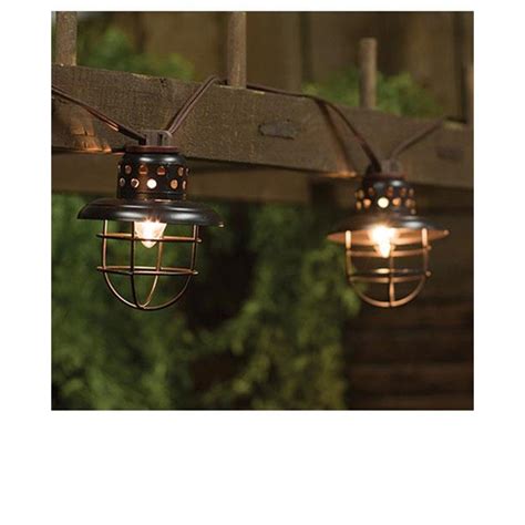 String Lights Black Lantern 10 Ct Outdoor — My Backyard Decor