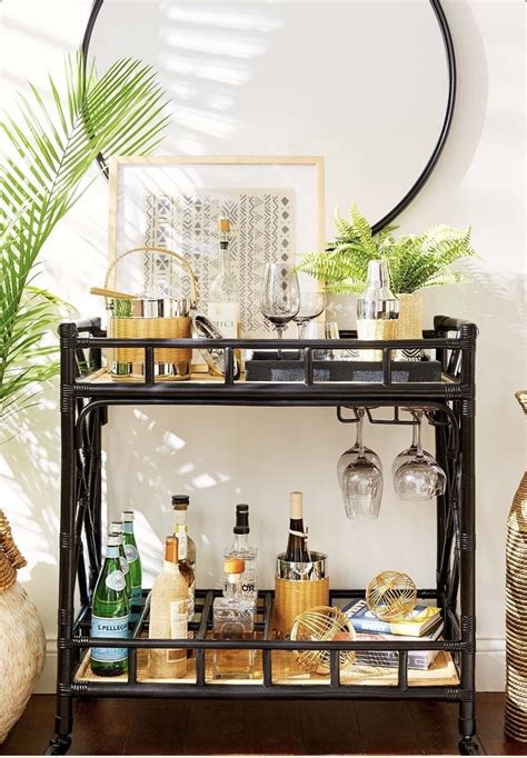 Pin By Carrie Stanley On Serving Cart Bar Cart Styling Bar Cart