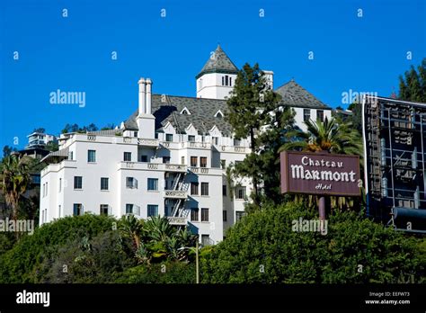 Chateau Marmont Hotel On The Sunset Strip In Los Angeles California