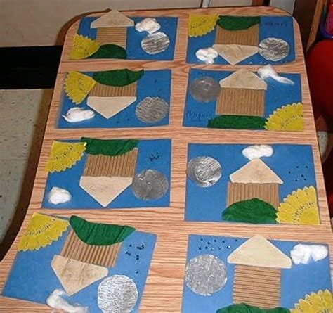 Textures in art for Kindergarten | Kindergarten art projects