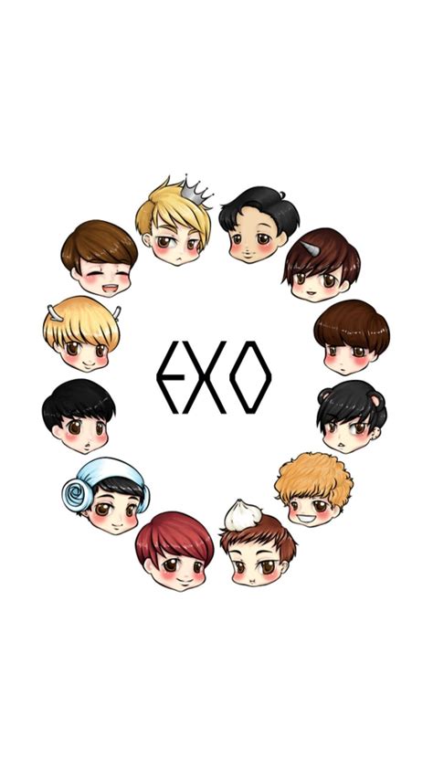 Exo Suho Cartoon Iphone Wallpapers Wallpaper Cave