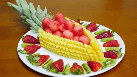 How To Cut Slices And Decorate Fruit By J Pereira Art Carving Fruit