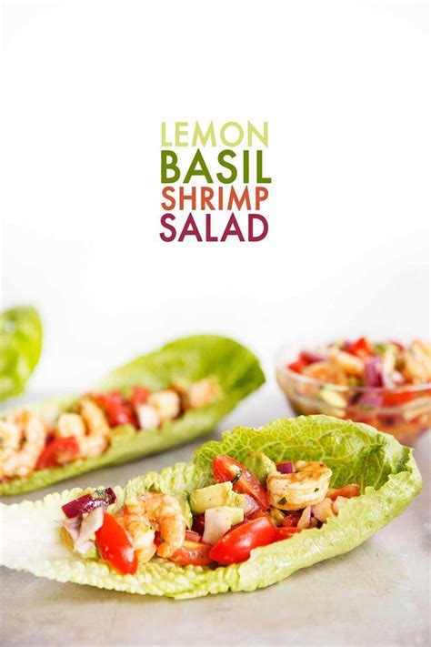 Around 7 calories are present in 1 medium size shrimp, which implies that less than 85 calories are present. Lemon Basil Shrimp Salad (Easy 1-Bowl Dish) - Lexi's Clean ...